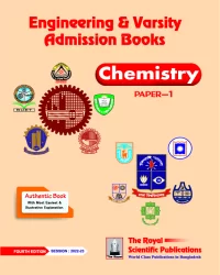 Chemistry 1st paper - Engineering & Varsity Admission 2023